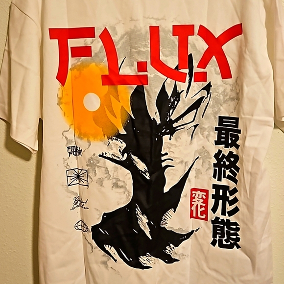 Fluxgear sold out half light half dark Dragon Ball Z tshirt. Sz.M NWOT - Picture 2 of 8